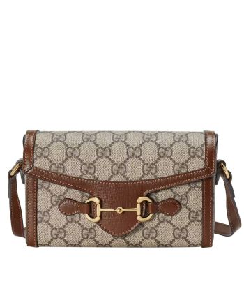 Gucci Horsebit 1955 Mini Bag 699296 Brown