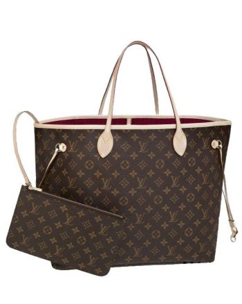 Louis Vuitton Monogram Neverfull M40991 Red