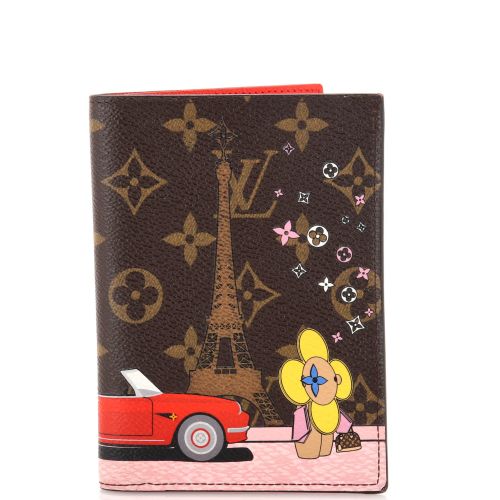 Passport Cover Limited Edition Vivienne Xmas Monogram Canvas