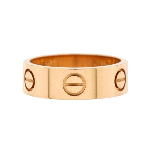 Love Band Ring 18K Rose Gold