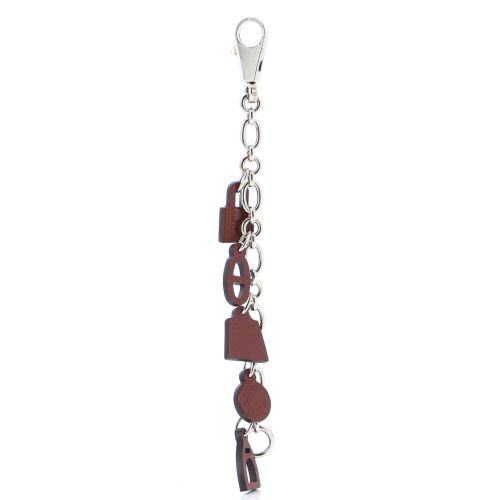 Olga Amulette Bag Charm Leather and Metal