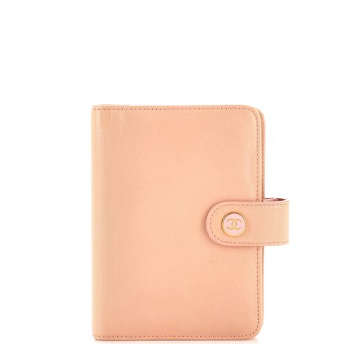 CC Button Passport Holder Leather